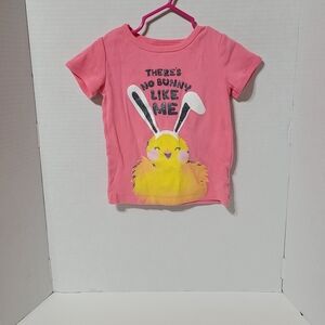 Just One You by Carter’s Toddler Girls Bunny Shirt Pink Easter Tee 2T